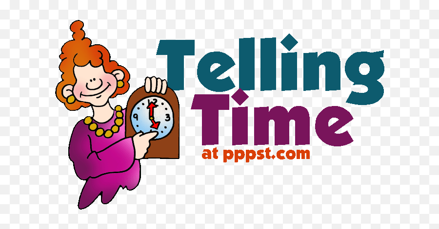 Telling Time For Kids - Telling The Time For Kids Ppt Emoji,Show And Tell Clipart