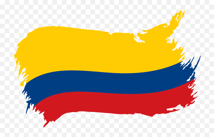 Colombia - Colombia Flag Brush Png Emoji,Colombia Flag Png
