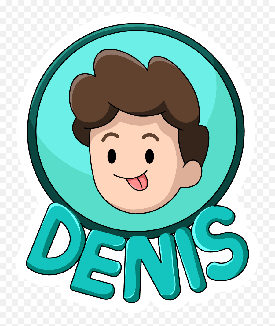Youtuber Denis Logo Sticker - Youtubers Stickers Emoji,Mr Beast Logo