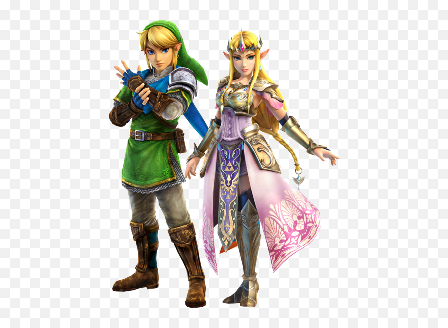 Transparent Hyrule Warriors Zelink - Link And Zelda Transparent Emoji,Zelda Transparent