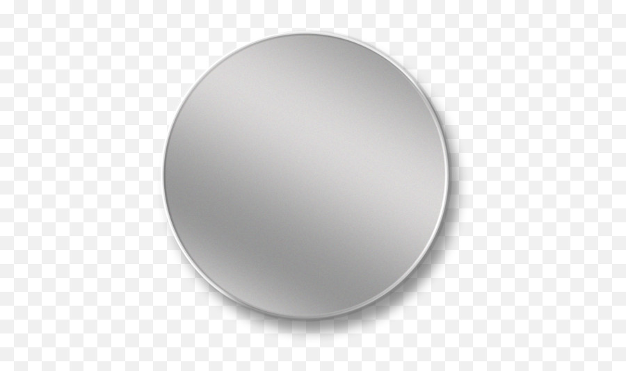Silver Button Transparent - Chrome Button Png Free Emoji,Button Transparent