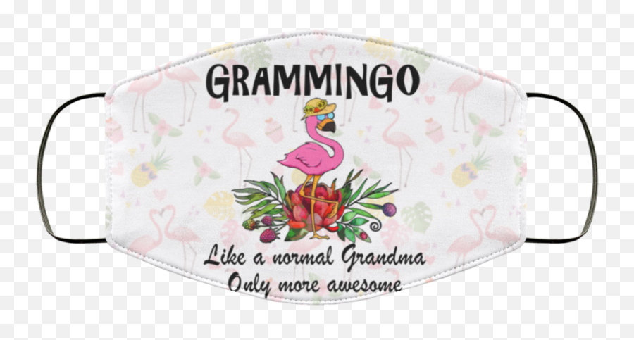 Grammingo - Like A Normal Grandma Only More Awesome Face Mask Emoji,Awesome Face Transparent