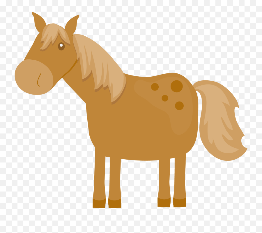 Dead Horse Cartoon - Cute Horse Clipart Png Transparent Emoji,Horse Clipart Png