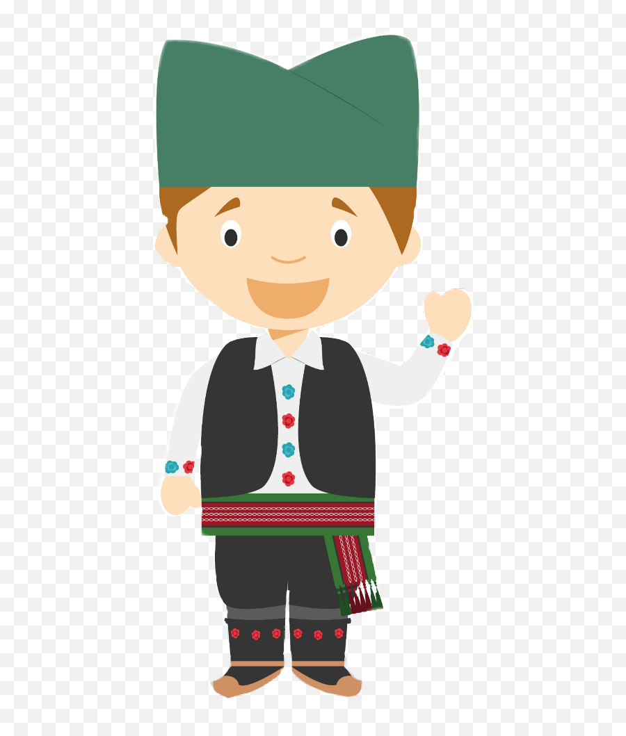 Folk Serbia Traditional Folklore Costumes Clothing Emoji,Boy Putting On Clothes Clipart