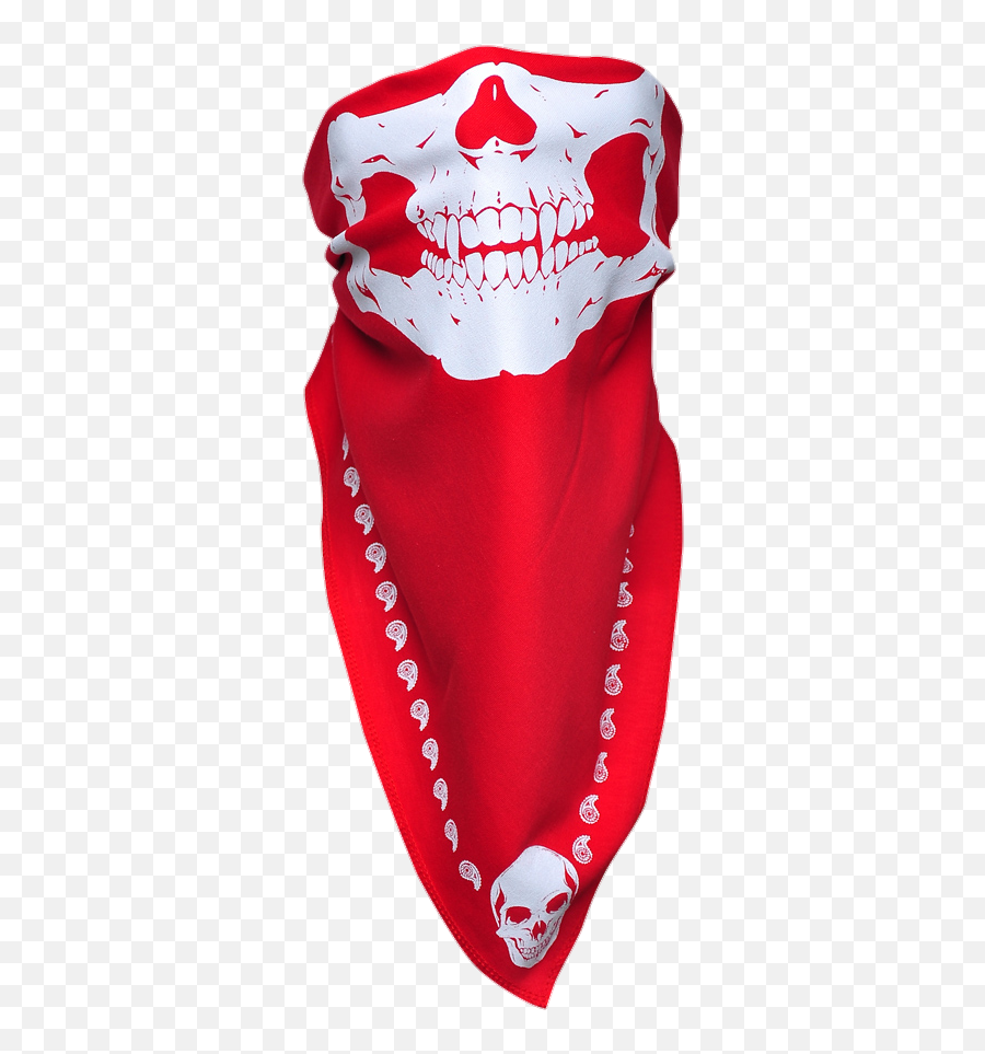 Red Bandana Png - Bandana Sticker Skull Bandana Face Mask Mask Emoji,Bandana Png
