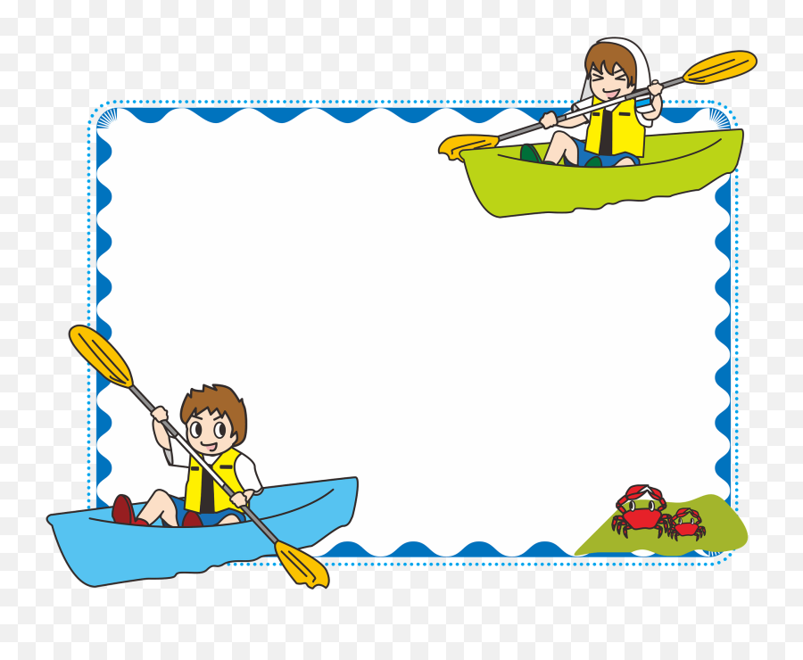 Art Area Text Png Clipart - Water Rafting Png Cartoon Emoji,Canoe Clipart