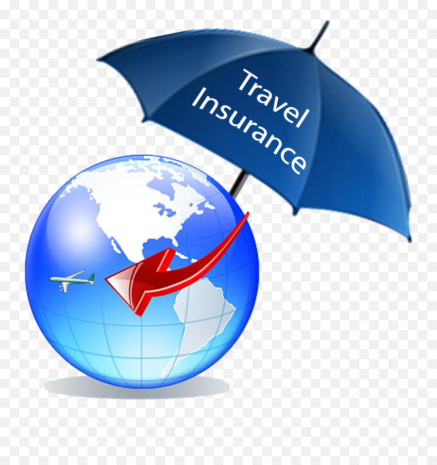Umbrella World Arrow Travel Insurance - Travel Insurance Clipart Png Emoji,Traveling Clipart