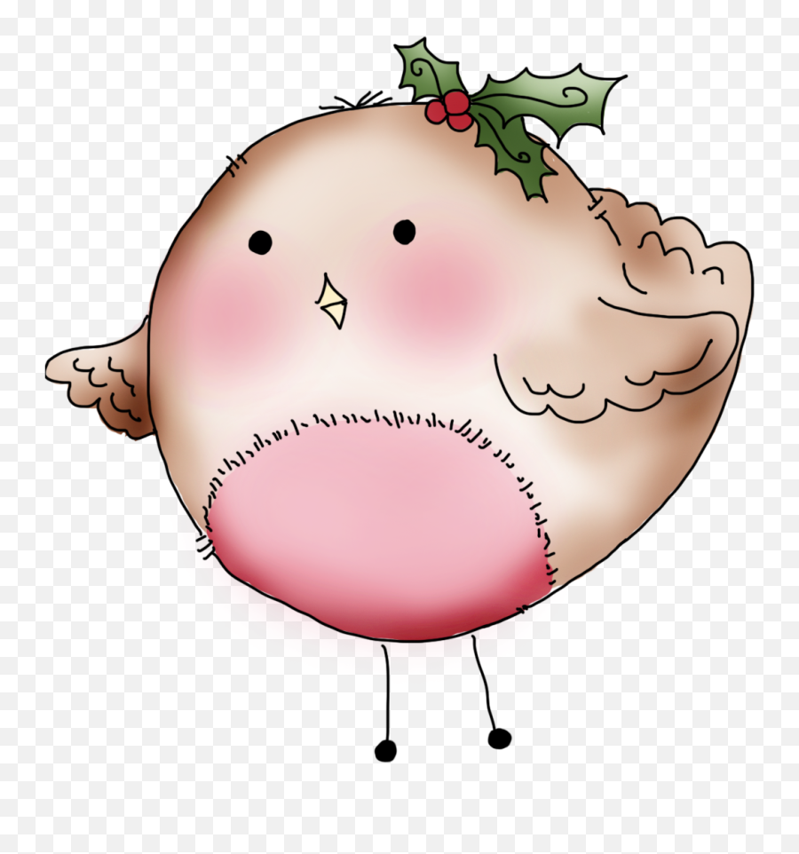 Christmas Robin Clipart Transparent - Happy Emoji,Robin Clipart