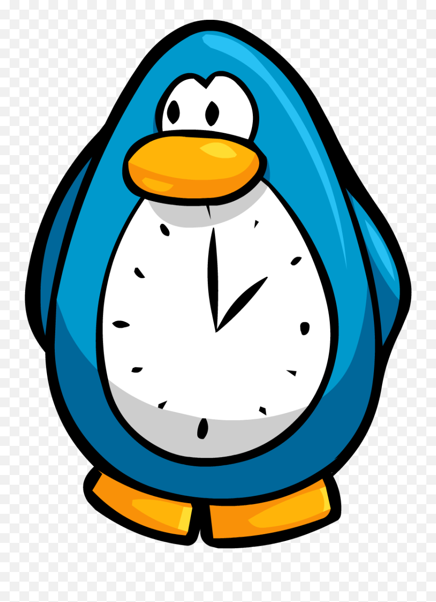 Plunge - Penguin Clock In Club Penguin Emoji,Daylight Savings Time Clipart
