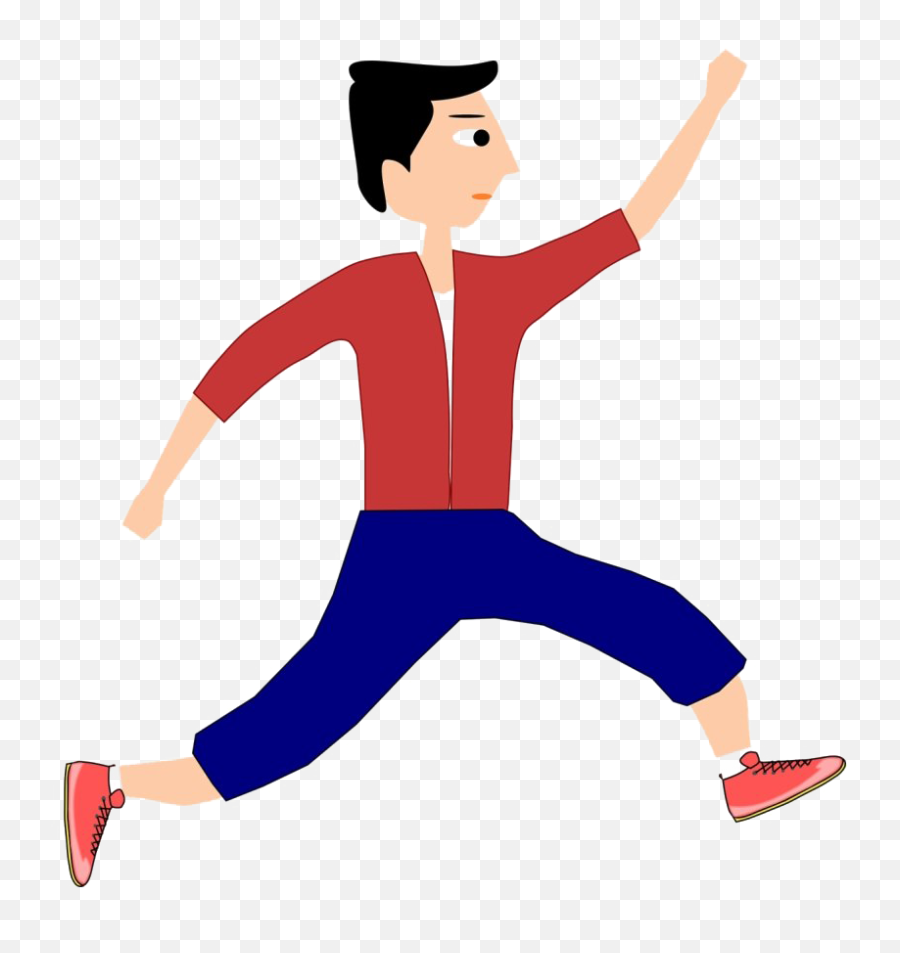 Running Man Transparent Background - Man Running Clipart Png Emoji,Person Running Png