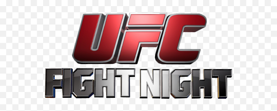 Download Hd Ufc Fight Night Logo By - Transparent Ufc Fight Night Logo Emoji,Ufc Logo Png