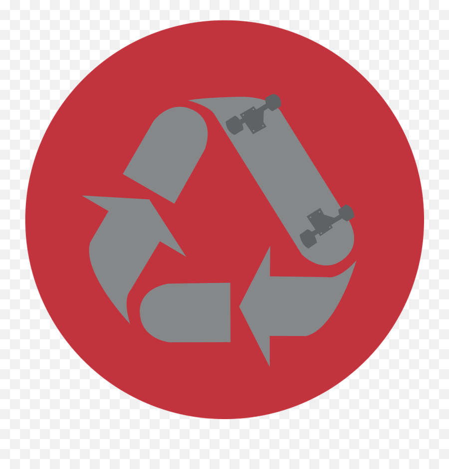 Skateboard Recycle Symbol - London Underground Emoji,Recycle Logo Vector