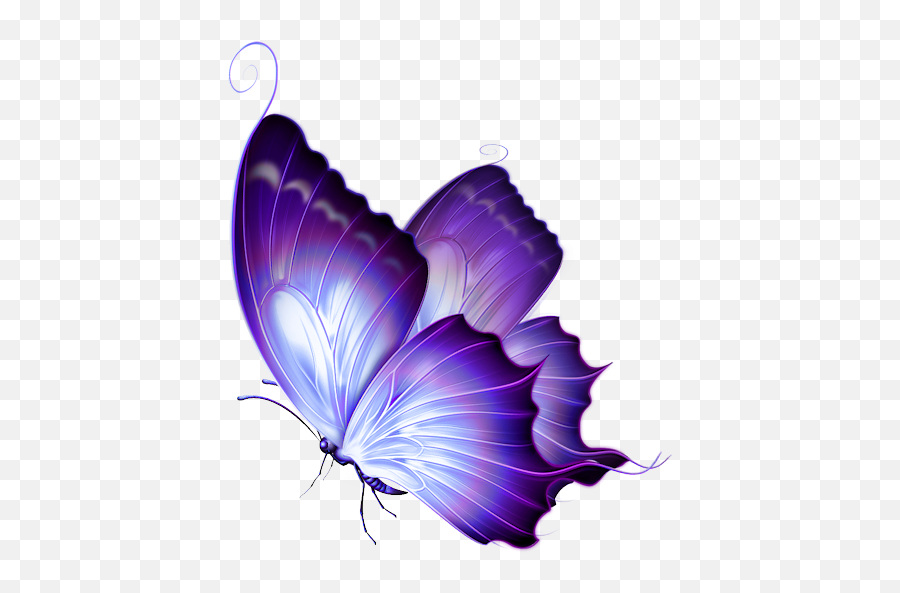 Purple Butterfly Leaving Hands Png U0026 Free Purple Butterfly - Butterfly Png For Editing Emoji,Totoro Clipart