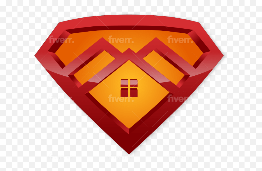 Design 3d Custom Superhero Superman - Geometric Emoji,Superhero Logos