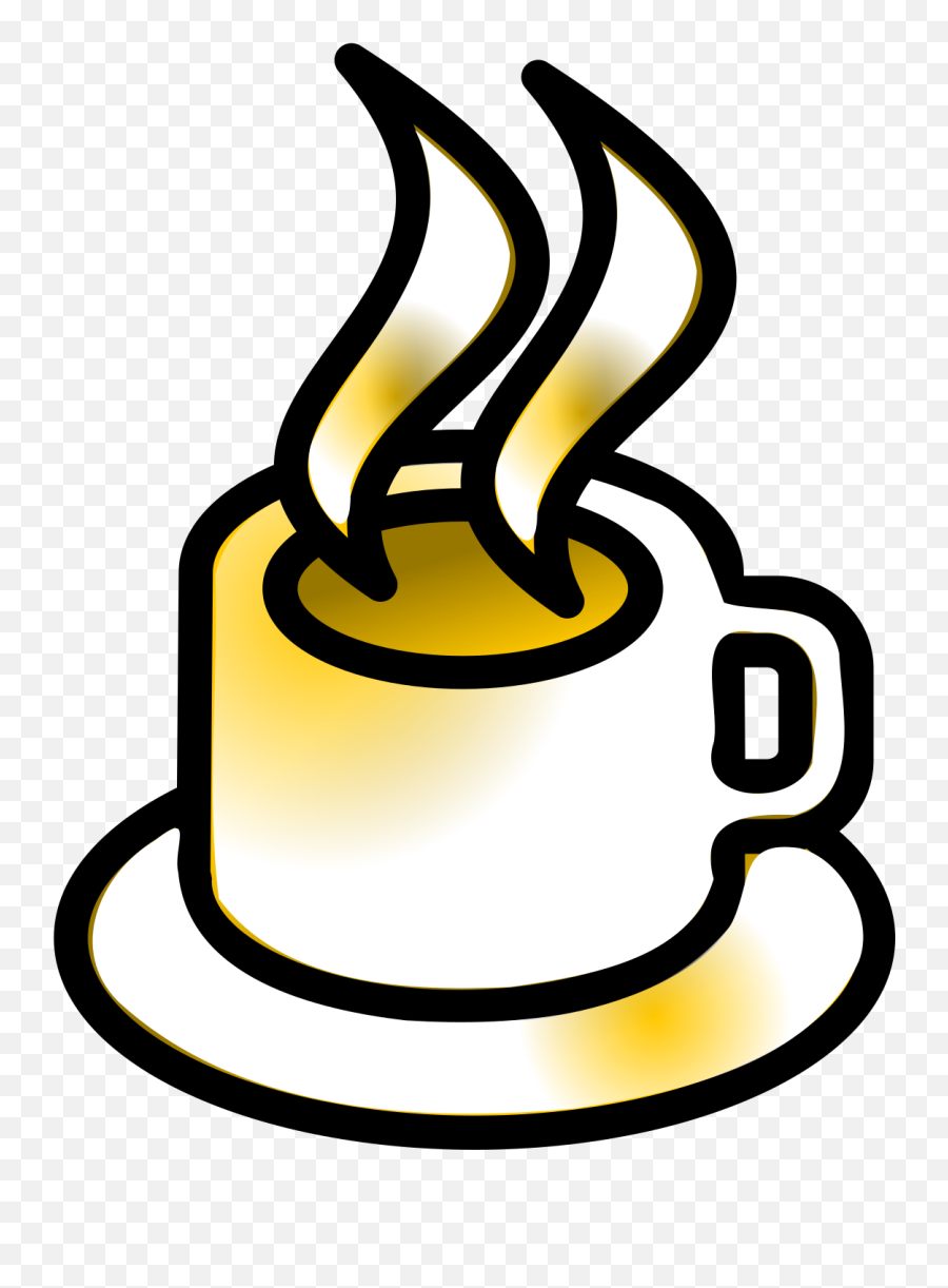 Coffee Cup Gold Theme Svg Vector Coffee Cup Gold Theme - Coffee Cup Gold Free Emoji,Theme Clipart