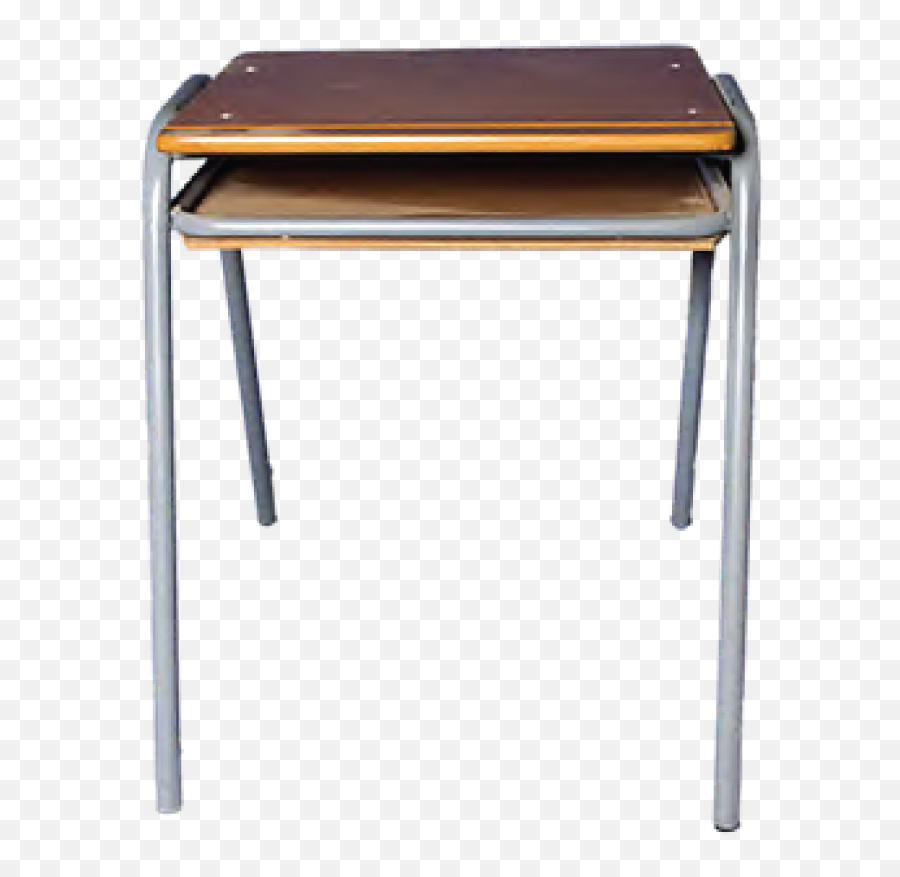 School Furniture - Lesco Engineering Works School Desk Single With Shelf Emoji,School Desk Png