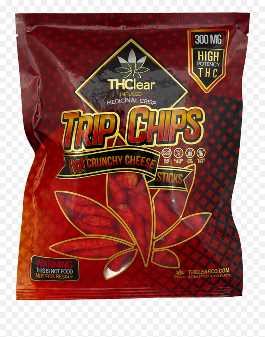 Hot Crunchy Cheese Sticks - Trip Chips 300 Mg Thclear Edibles Emoji,Hot Cheetos Png