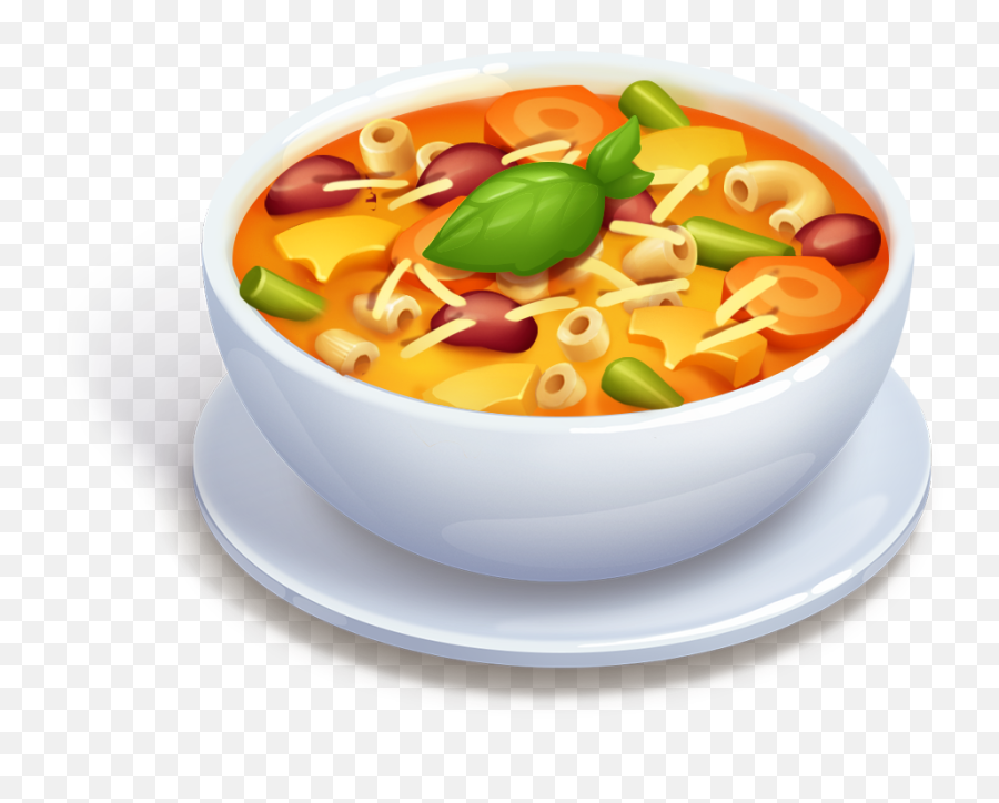 Soup Clipart Minestrone Soup Soup - Soup Clipart Emoji,Soup Clipart