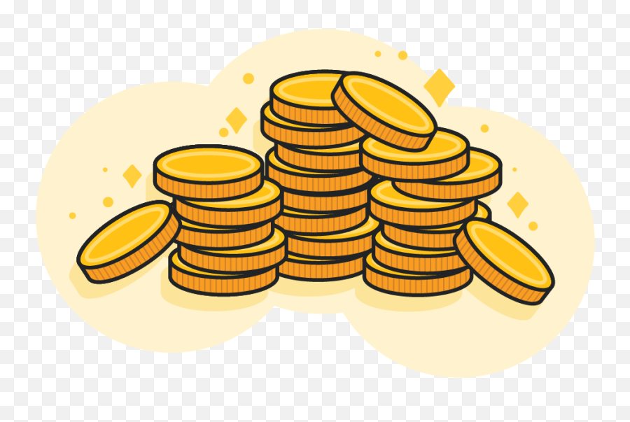 Large Pile Of Gold Coins Emoji,Gold Coin Clipart