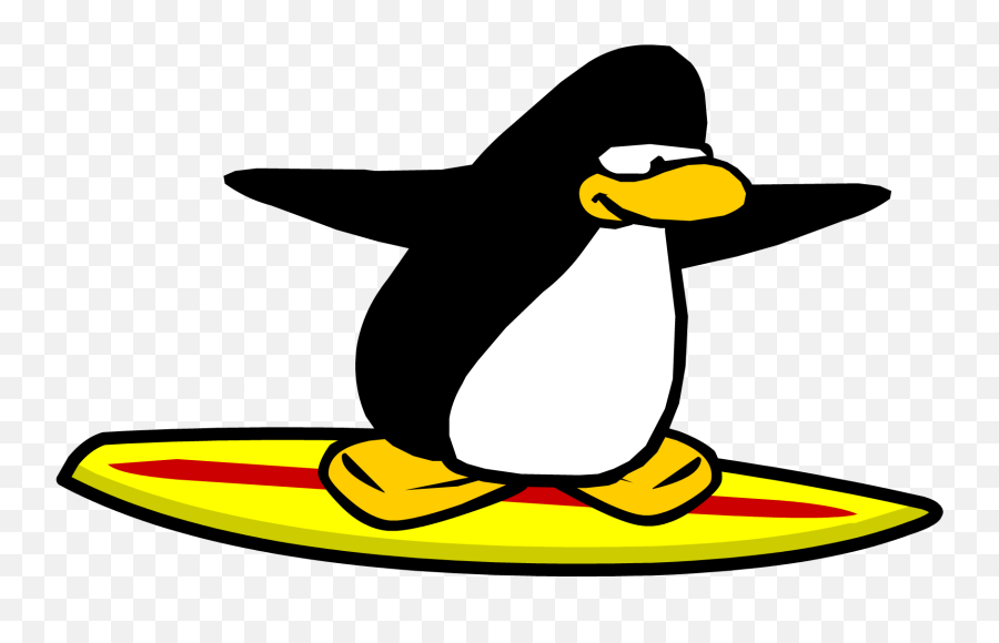 Download Catchin Waves Dark Black Emoji,Penguin Clipart Black And White