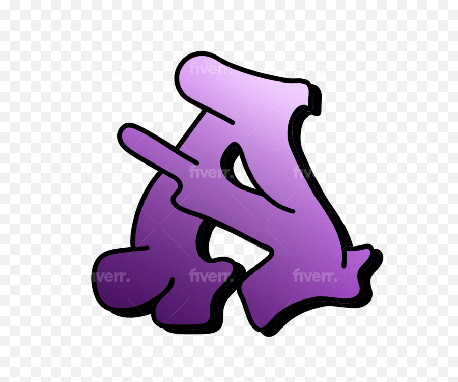 Design Logo With A Letter In Graffiti Style On Ipad With Emoji,Ipad Logo