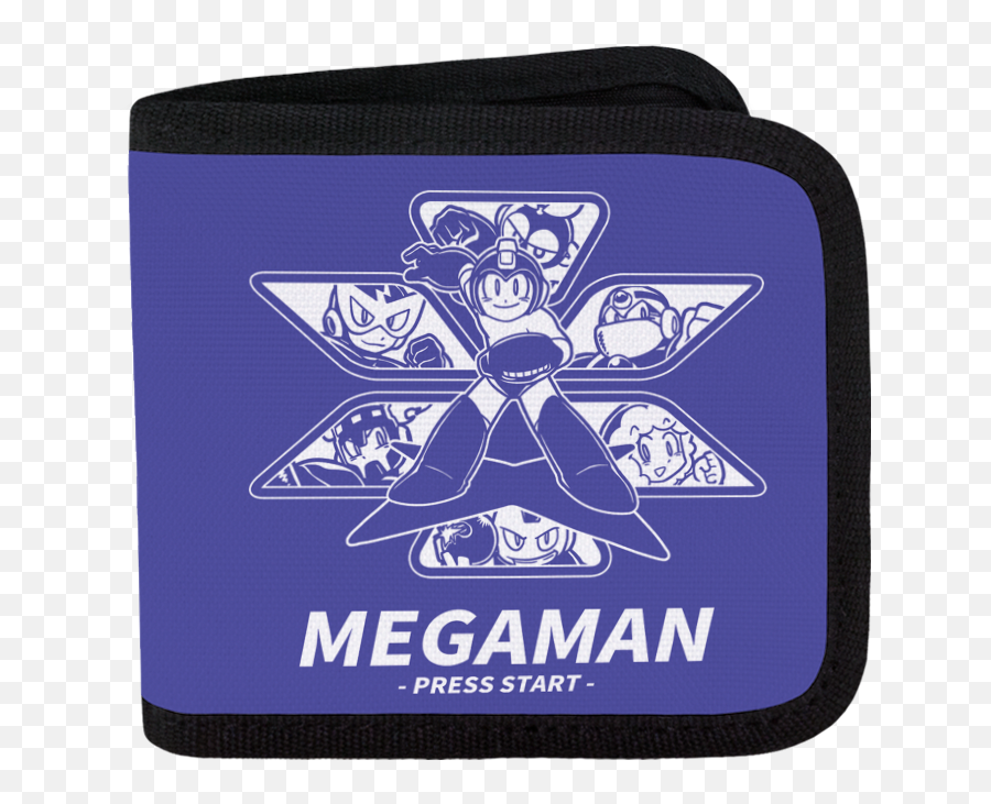 For Fans By Fansmegaman Game Start Canvas Wallet Emoji,Megaman Logo