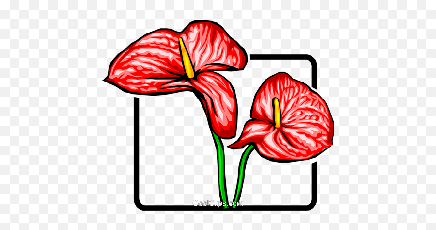 Red Flower Royalty Free Vector Clip Art Illustration Emoji,Red Flowers Clipart
