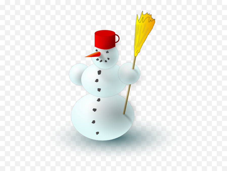 Melting Snowman Clip Art At Clkercom - Vector Clip Art Emoji,Snowman Nose Clipart