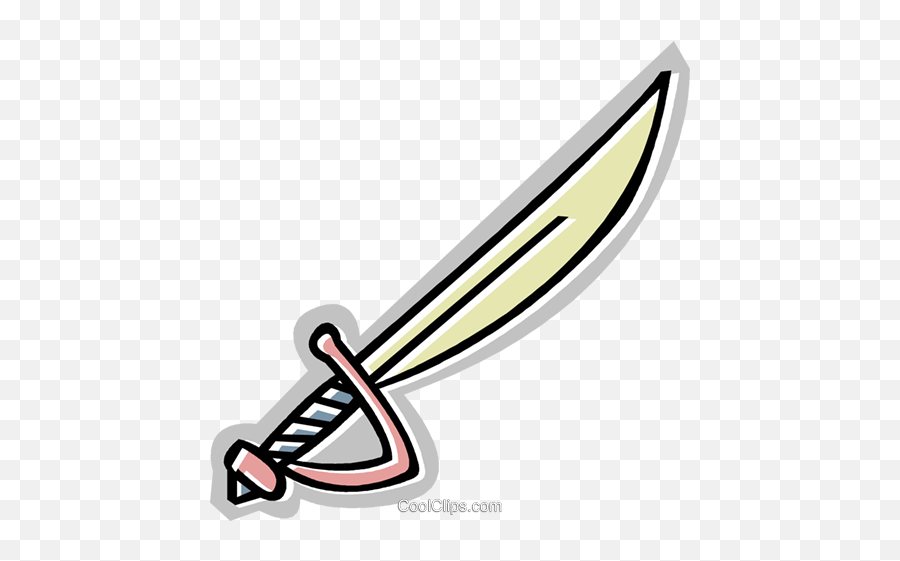 Sword Royalty Free Vector Clip Art Illustration - Vc011685 Emoji,Swords Clipart