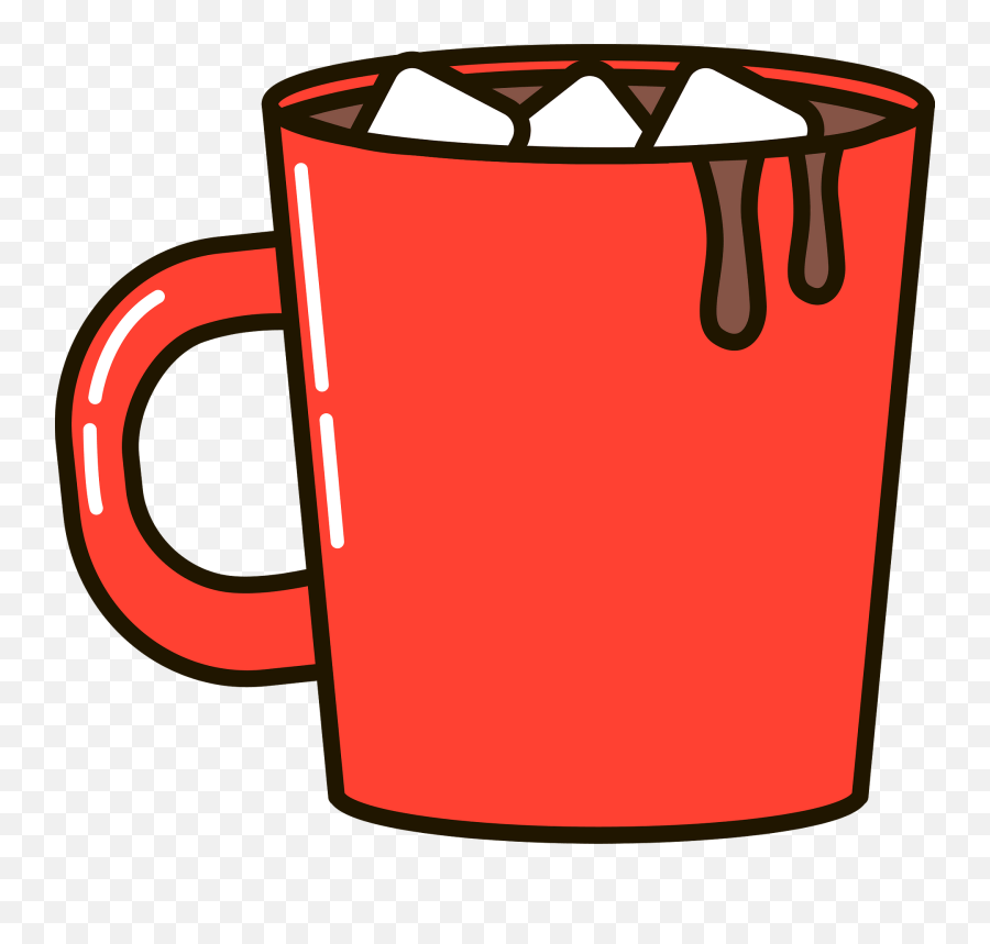 Hot Chocolate Clipart - Transparent Hot Cocoa Clip Art Emoji,Chocolate Clipart