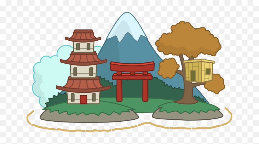 Poptropica Island Tours - Red Dragon Island Emoji,Treehouse Clipart