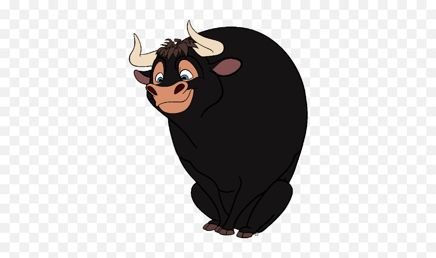 Library Of Ferdinand Clipart Black And White Library Png - Ferdinand The Bull Clipart Emoji,Bull Clipart
