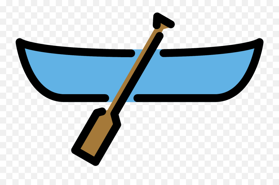 Canoe Emoji Clipart - Canoeing,Canoe Clipart