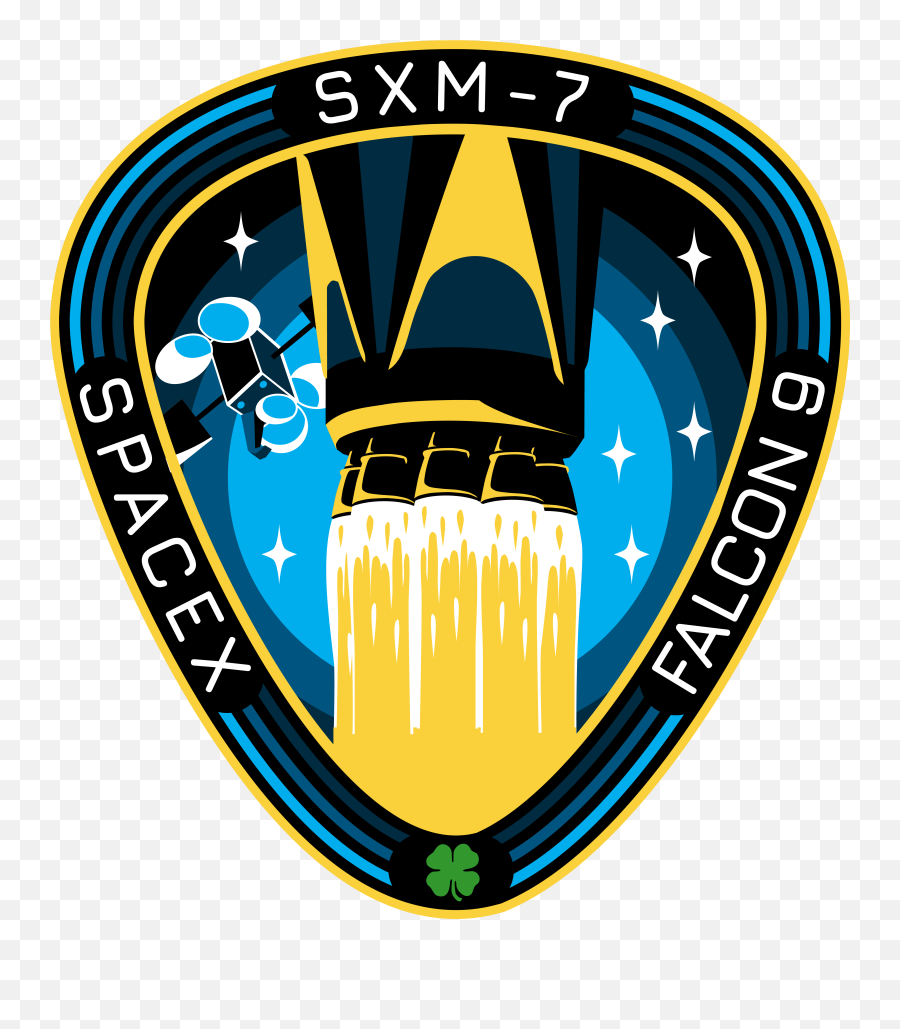 Spacex Expected To Launch Sirius Sxm Emoji,Spacex Logo