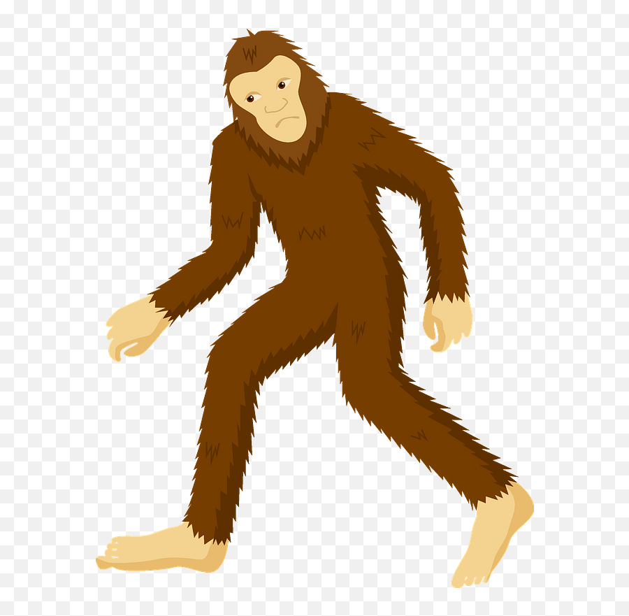 Bigfoot Clipart - Old World Monkeys Emoji,Bigfoot Clipart