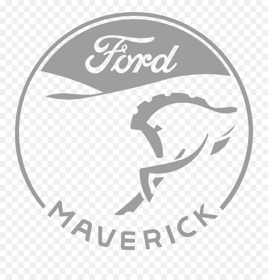 Download Maverick Logo Png Transparent - Ford Logo Tin Sign Decal Ford Maverick Logo Emoji,Ford Logo