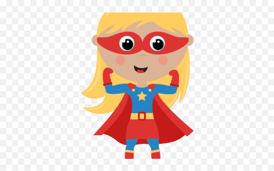 Hero Clipart Little Superhero - Super Hero Girl Clipart Emoji,Boy And Girl Clipart