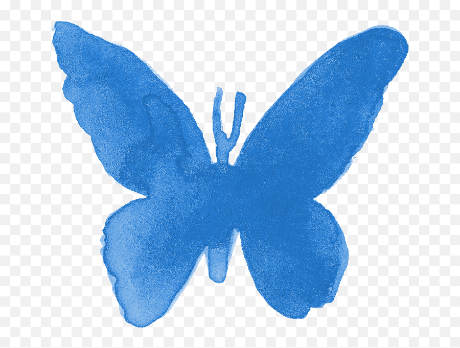 9 Watercolor Butterfly Silhouette - Blue Butterfly Silhouette Png Emoji,Butterfly Silhouette Png
