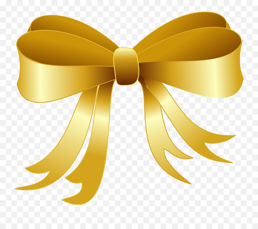 Golden Ribbon Png Image - Gift Golden Ribbon Png Emoji,Gold Ribbon Png