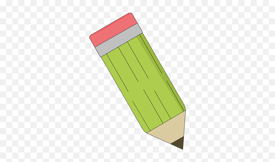 Pencil Clip Art - Green Pencil Clipart Emoji,Pencil Clipart