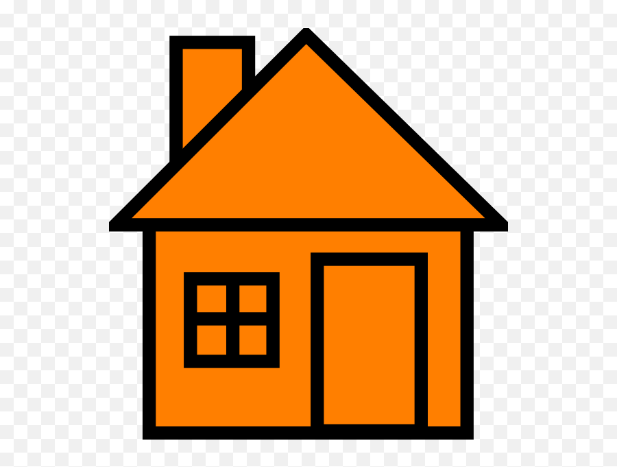 Orange House Banner Download Png Files - Orange House Clipart Emoji,Orange Clipart
