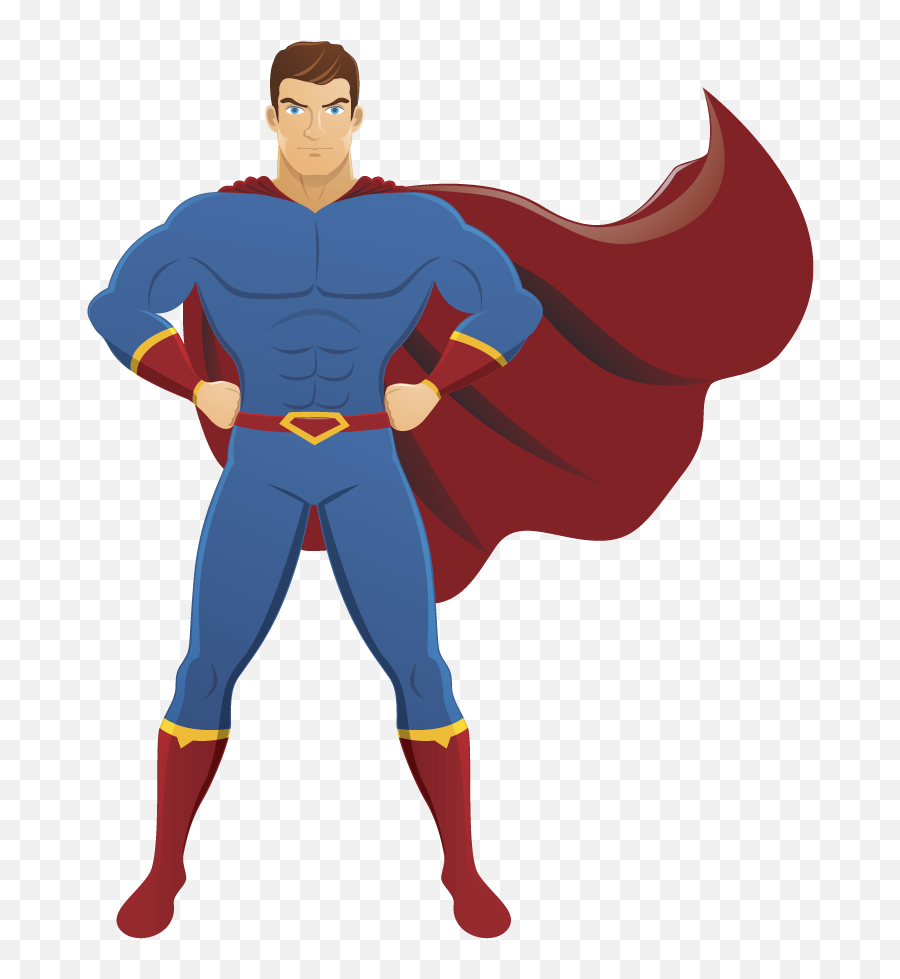 Superheroes Clipart Male Superhero - Superhero Cape Drawing Emoji,Superhero Clipart