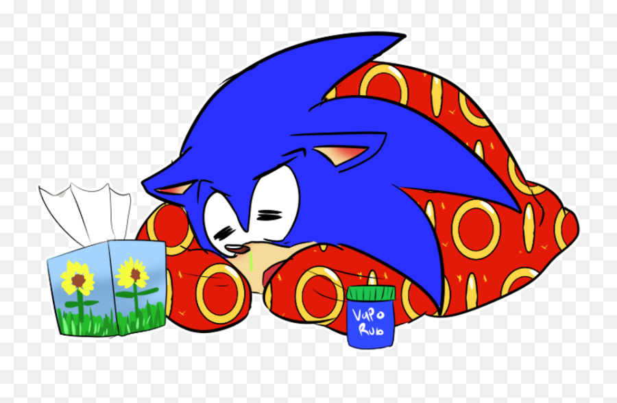 So Supposedly Sonic Suffers From Hay - Sonic The Hedgehog Hay Fever Emoji,Fever Clipart