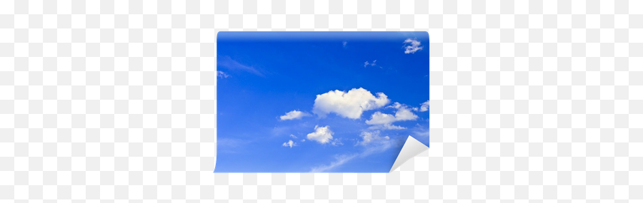 Blue Sky With White Clouds Wall Mural U2022 Pixers - We Live To Change Blauwe Lucht En Witte Wolken Emoji,White Clouds Png