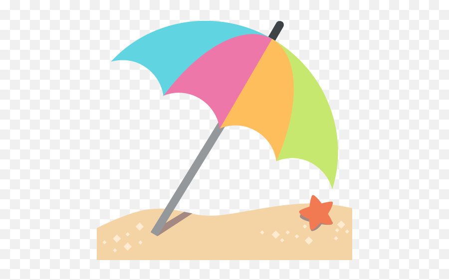 Umbrella On Ground - Guarda Sol Png Png 512x512 Png Hinh Anh Cai Ô Emoji,Ground Clipart