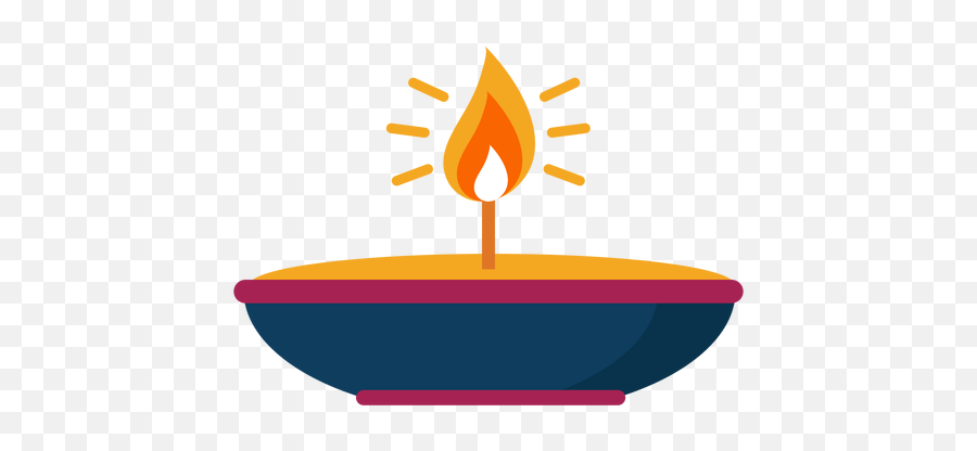 Candle Fire Flame Plate Spark Flat - Flame Emoji,Candle Flame Png