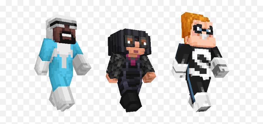 The Incredibles Skin Pack Out Now Minecraft - Movie Characters Skin Minecraft Emoji,Minecraft Png Skins