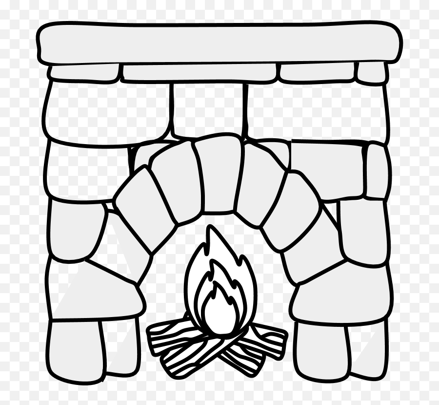 Fireplace Clipartshare Mantel Black - White Fireplace Clip Art Emoji,Fireplace Clipart Black And White