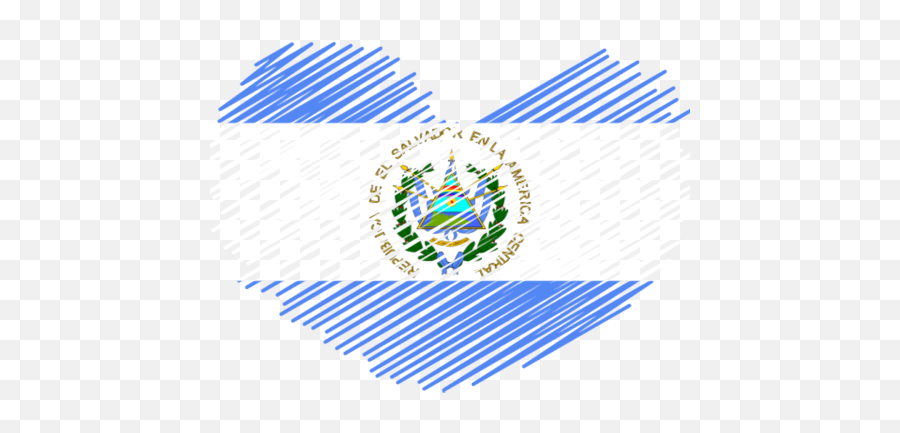 El Salvador Heart Flag - Salvador Profile Emoji,El Salvador Flag Png