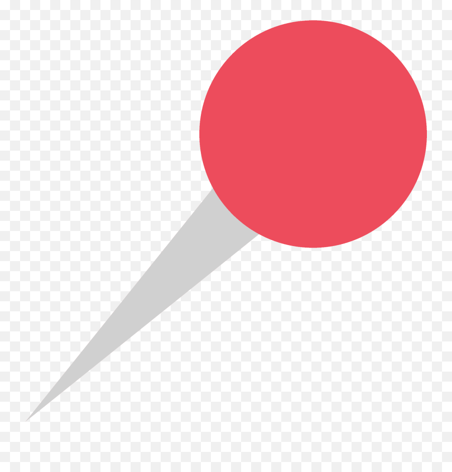 Round Pushpin Emoji Clipart Free Download Transparent Png - Emoji Pin Location Png,Push Pin Png